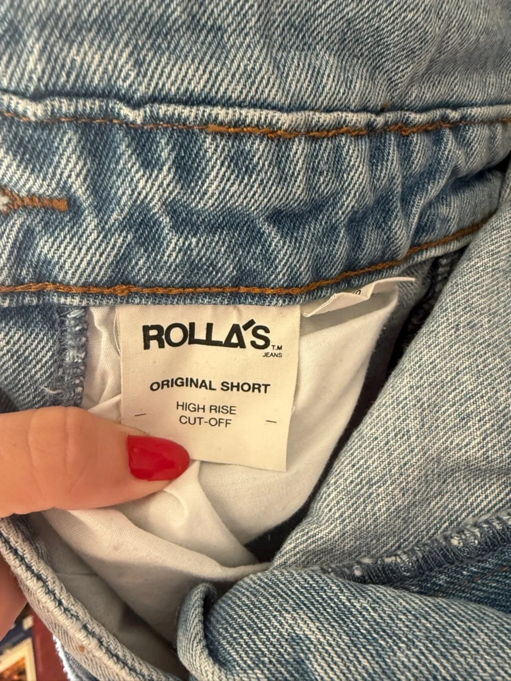 Rolla’s Denim Overall Shorts- Size 26